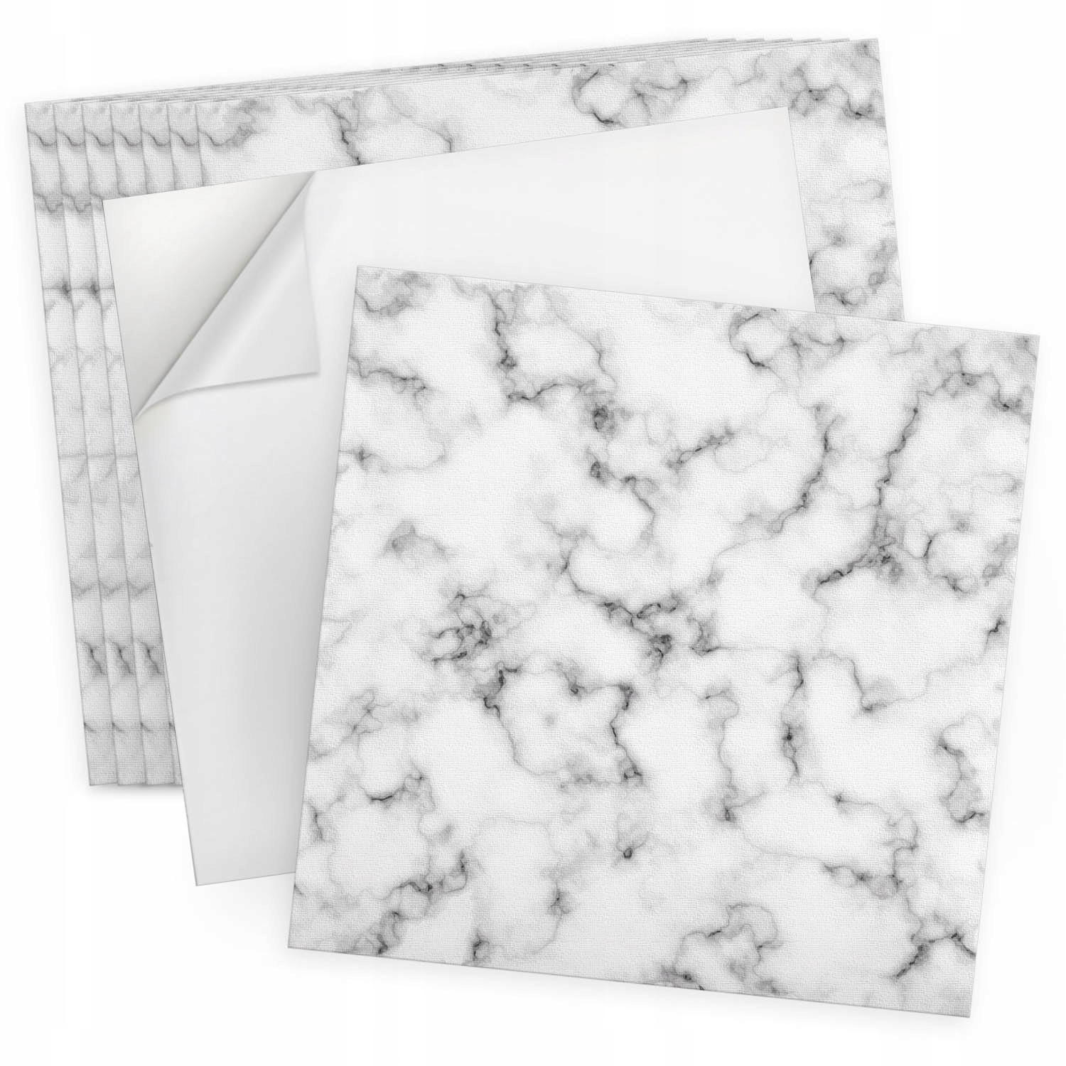 Sada Pvc vinylových dlaždic 9 ks 30x30 cm Mramorový vzor s žilkami