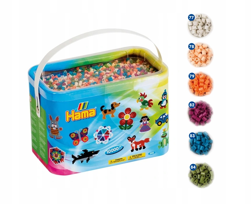 

Koraliki Do Prasowania Hama MIDI 10000 MIX58 20258