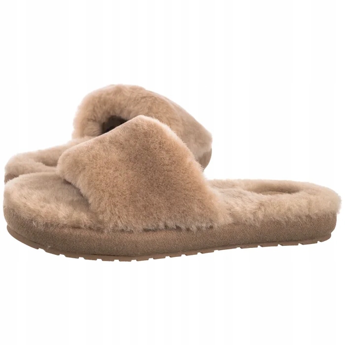 Dámské boty Pantofle Sandále Emu Australia Mckay Camel W13088 Béžové