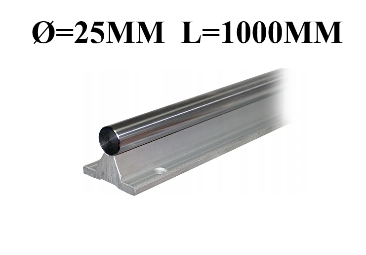 Váleček S Podpěrou FI=25 MM L=1000 MM Cnc Vodítko