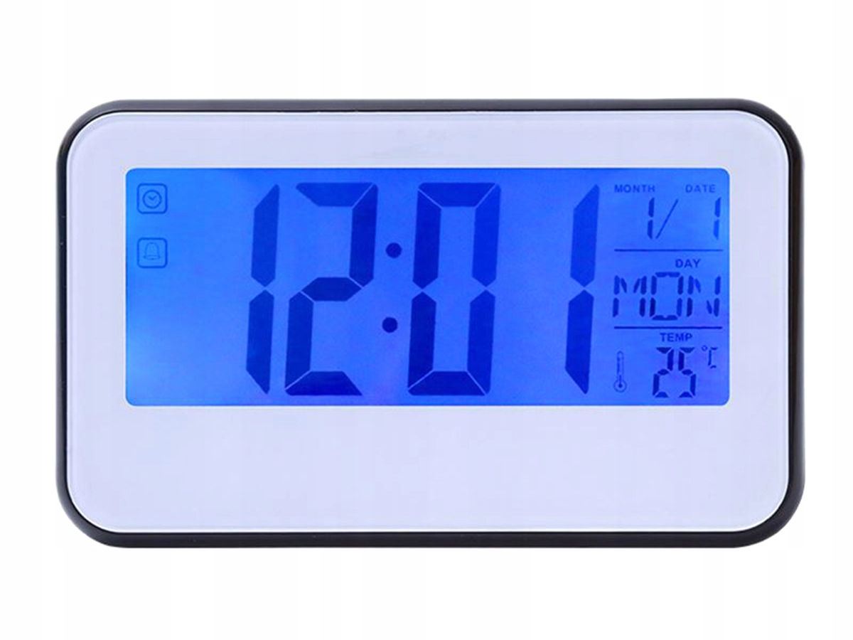 

ZG3A Zegarek LCD Z Budzikiem Termometr Kalendarz