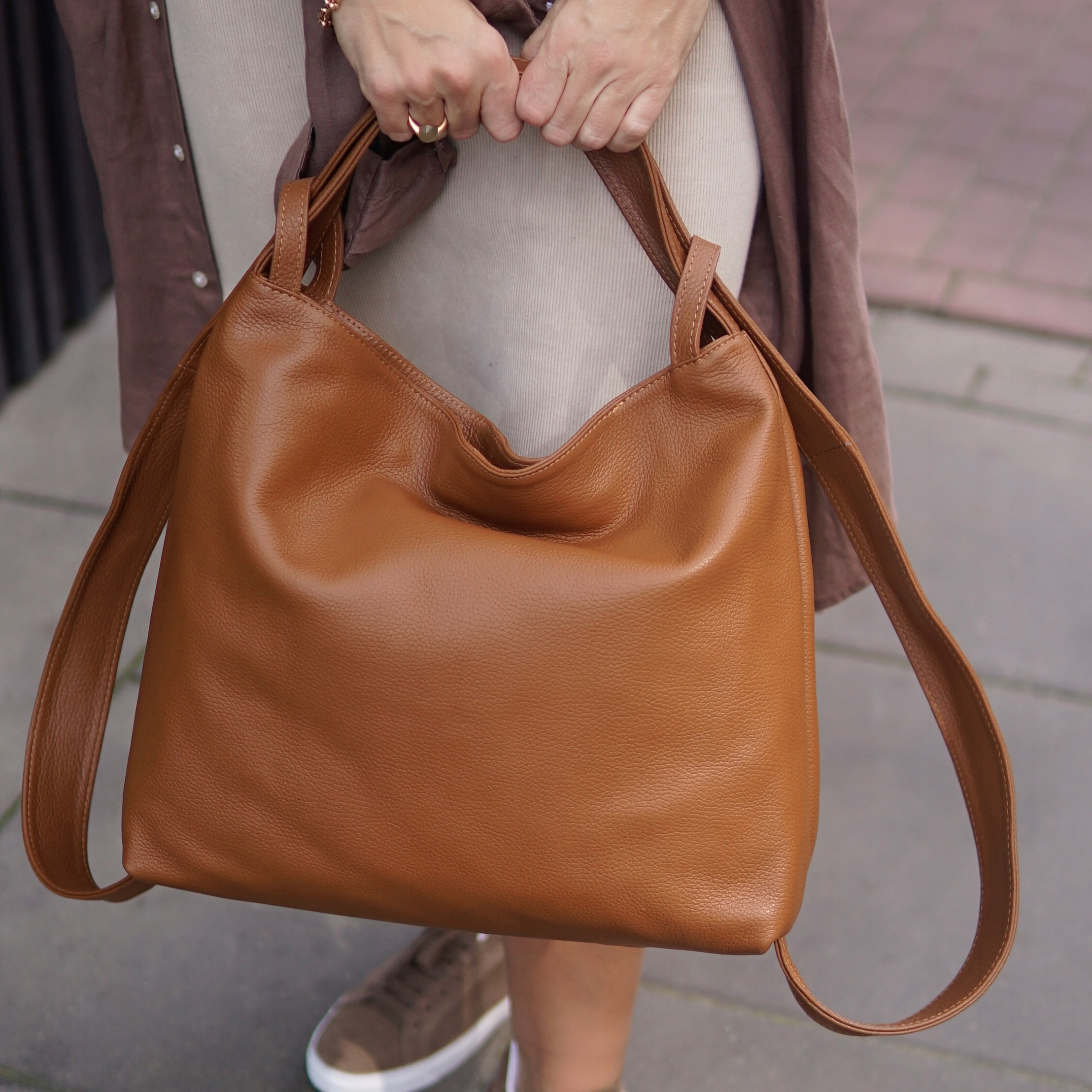 Dámská kabelka z lícové kůže Buona Rudy