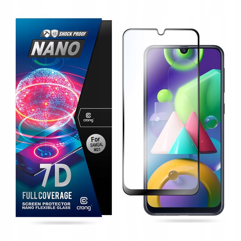 

Crong Szkło hybrydowe 7D Nano Glass do Galaxy M21