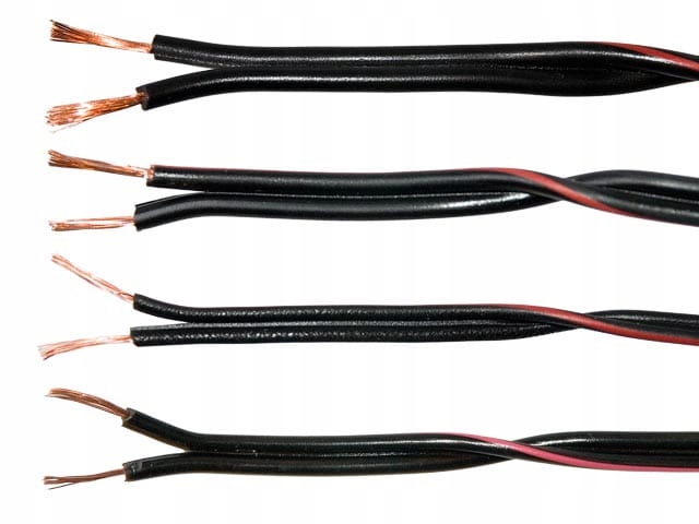 PRZEWÓD KABEL do LED 2 żyłowy 10mb 2x0,5 CZARNY Kod producenta 35C