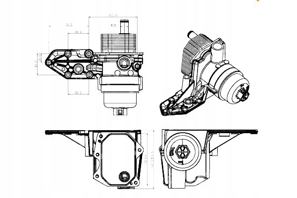 NRF CHŁODNICA OLEJU Producent części NRF