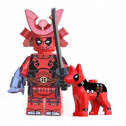 

Klocki figurka Super Bohater Deadpool samuraj
