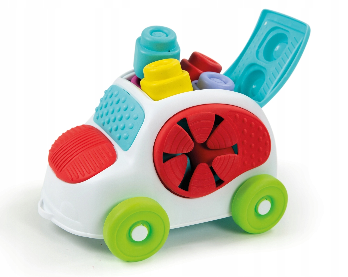 

Klocki Sensoryczne Miękkie Auto na Roczek
