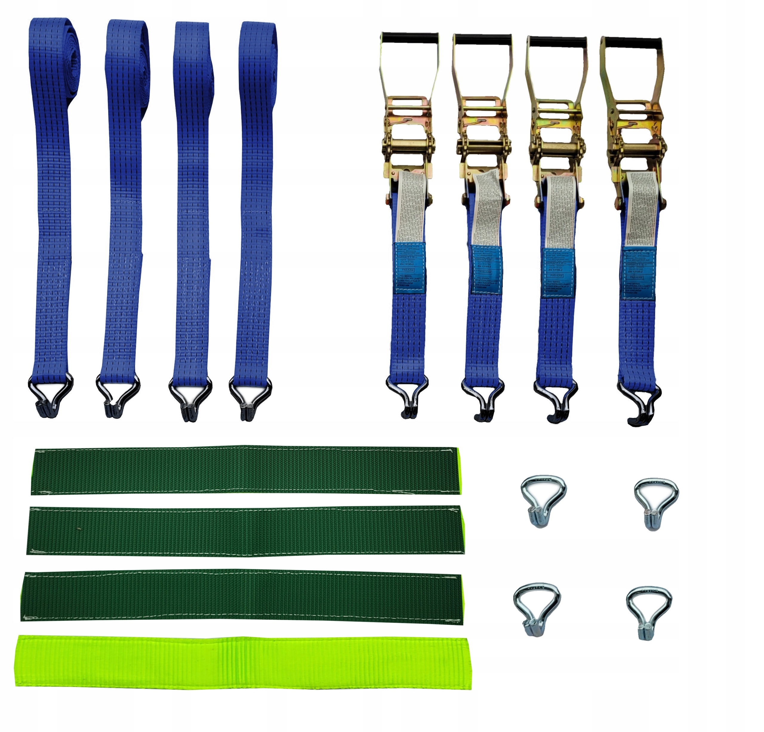 4T-3M N30 - Ремни эвакуатора Автолаветы травка 3PKT 4T / 3M / 50mm 4%