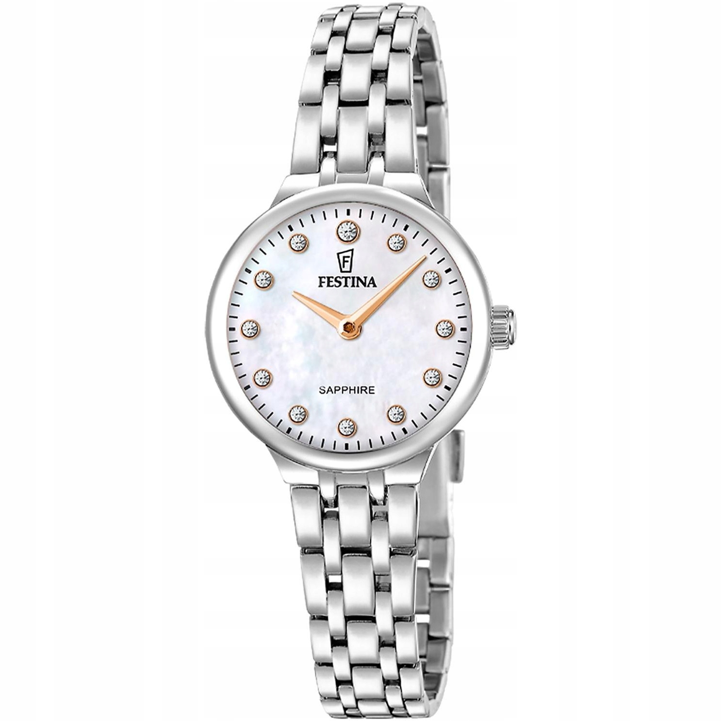 Dámské hodinky Festina F20744-1 Zirkony stříbrné