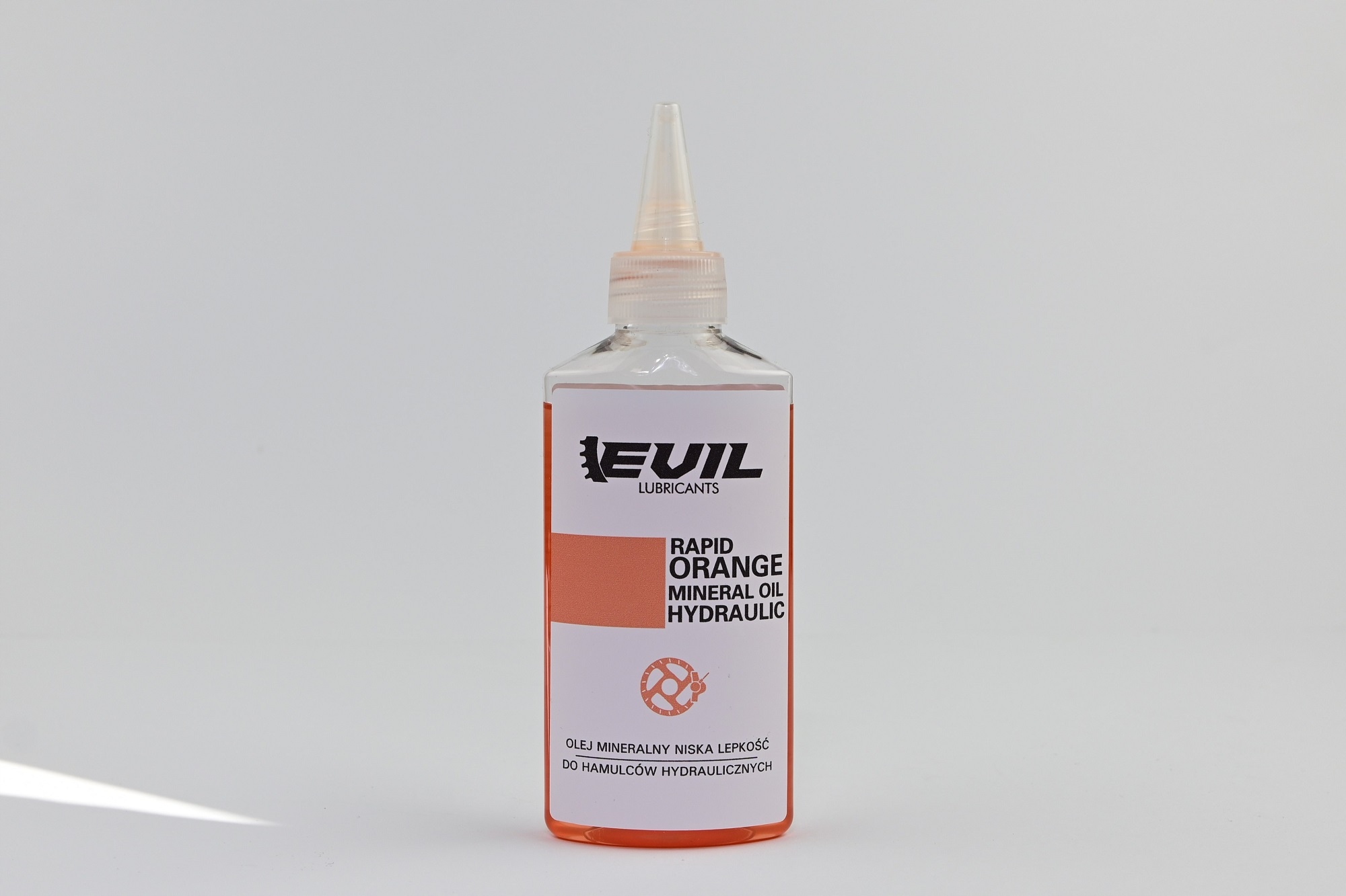 EVIL RAPID ORANGE Płyn do hamulców mineralny NISKA LEPKOŚĆ 100ml Shimano