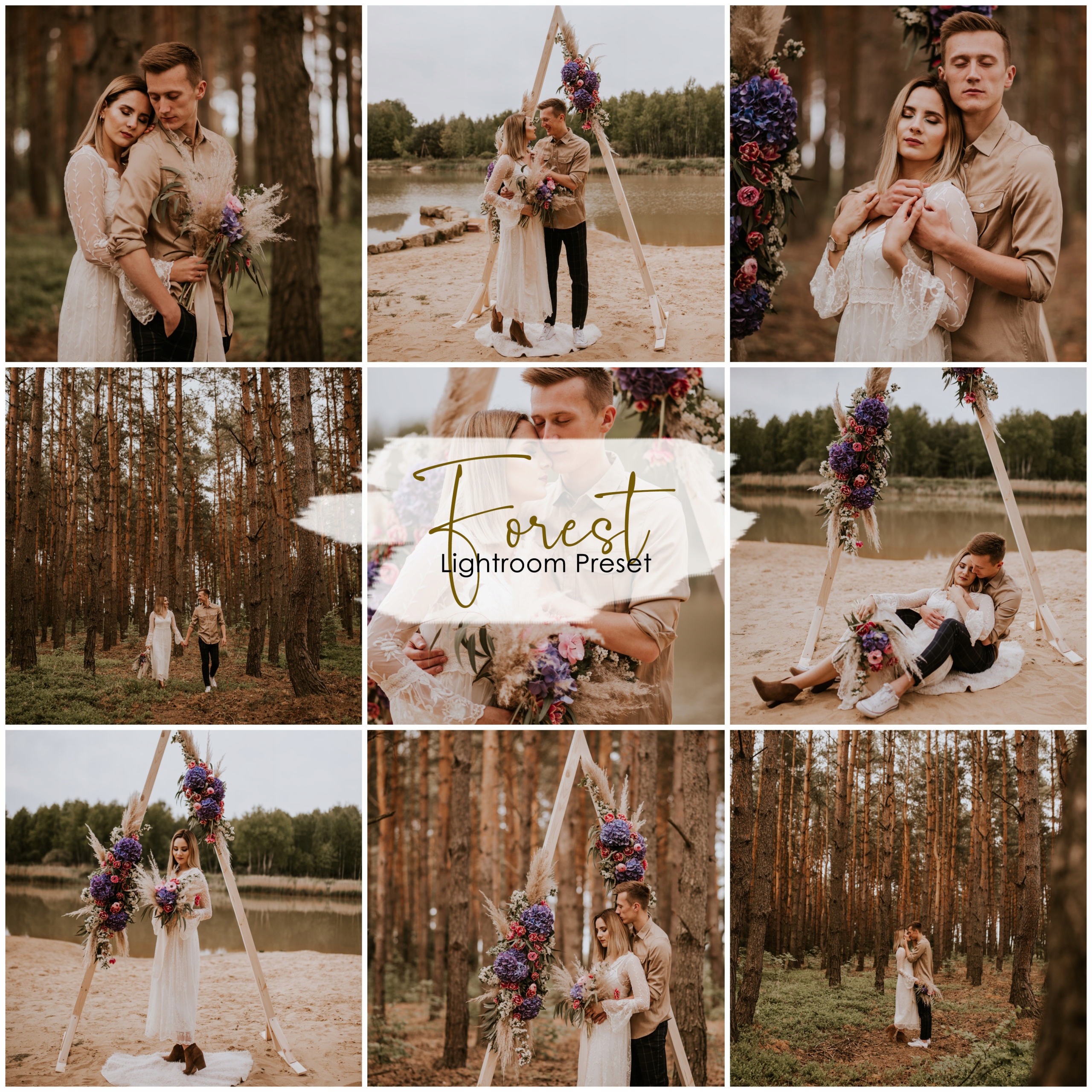 Adobe Lightroom Preset Presety Wedding - 12 sztuk Producent Inna