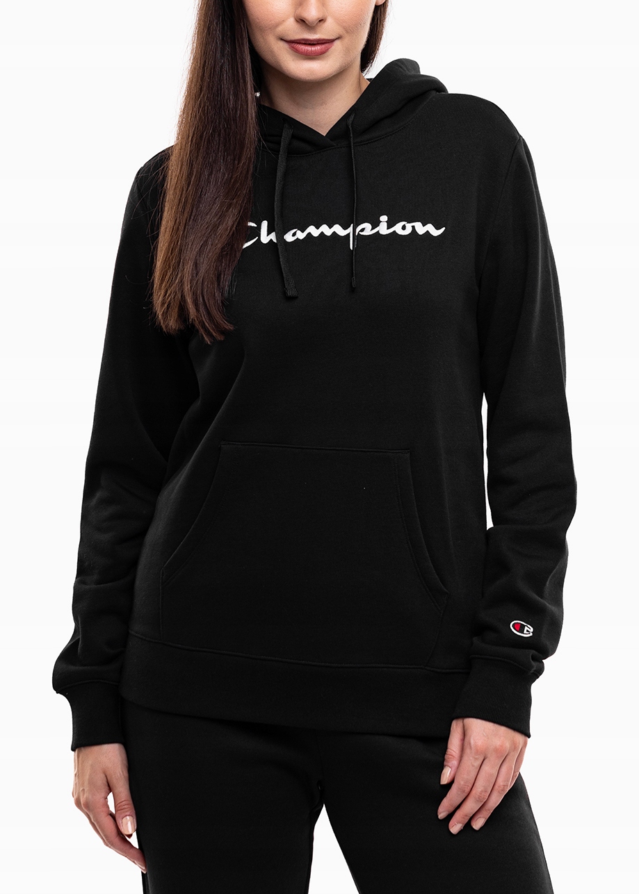 Champion bluza damska z kapturem ciepła dresowa sportowa logo roz. Xs