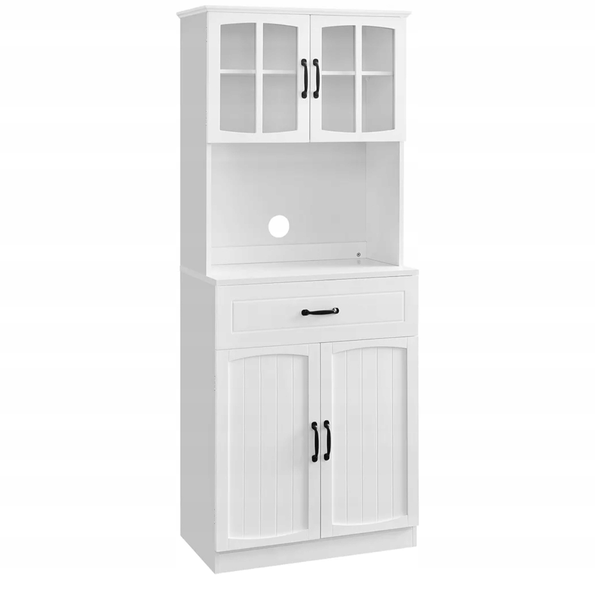 Kuchynská skrinka Songmics biela 41,5 x 73 x 179,8 cm X