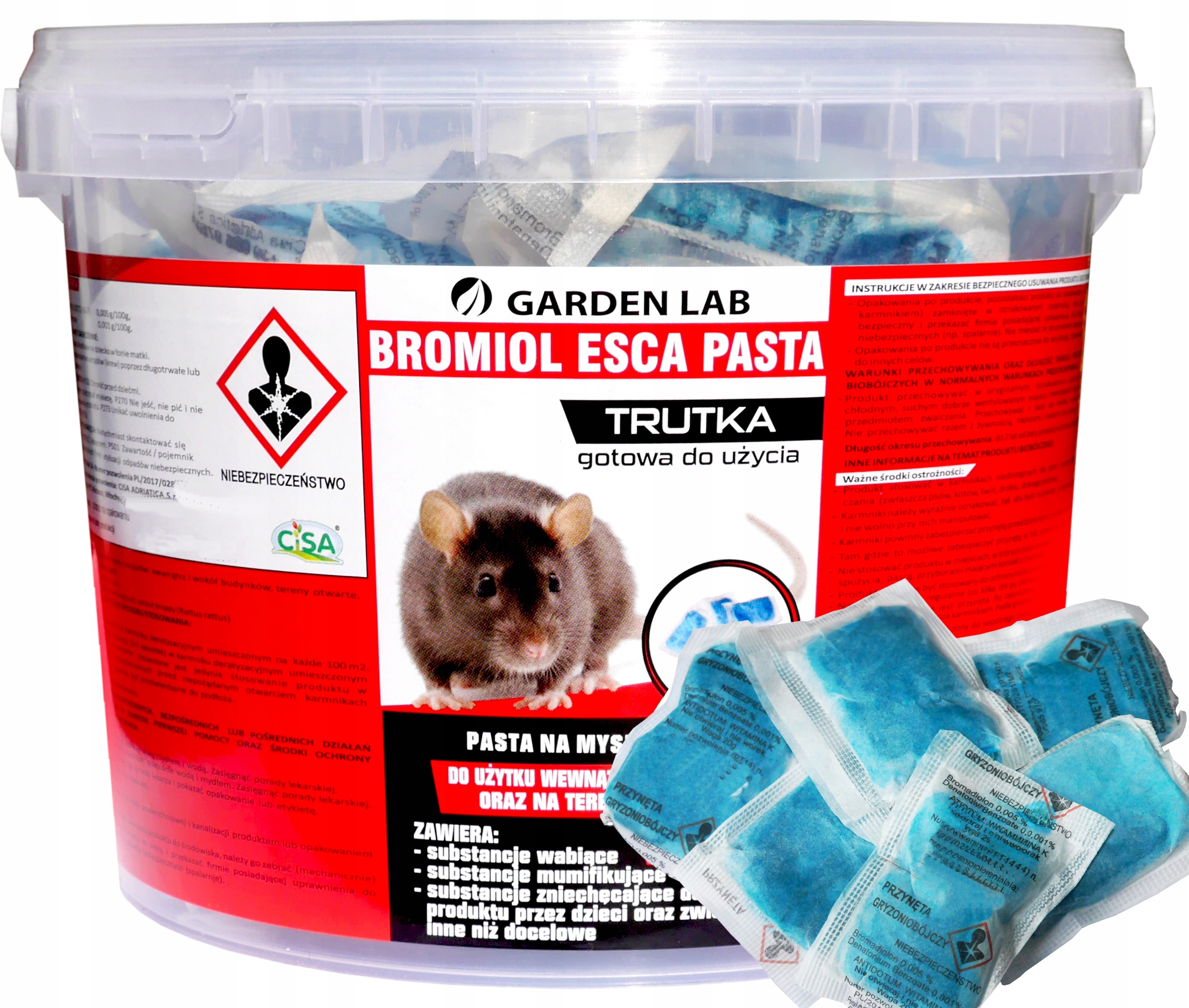 

Silna Trutka Trucizna Na Szczury Krety Kuny 0,5 Kg