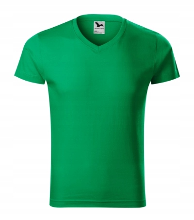 

T-shirt koszulka w serek Slim Fit V-neck zie XXL