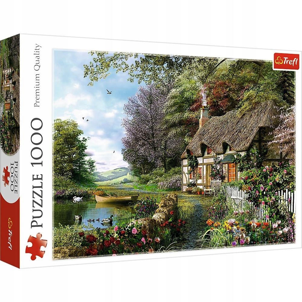 Puzzle 1000 elementów Uroczy zakątek Trefl 10297