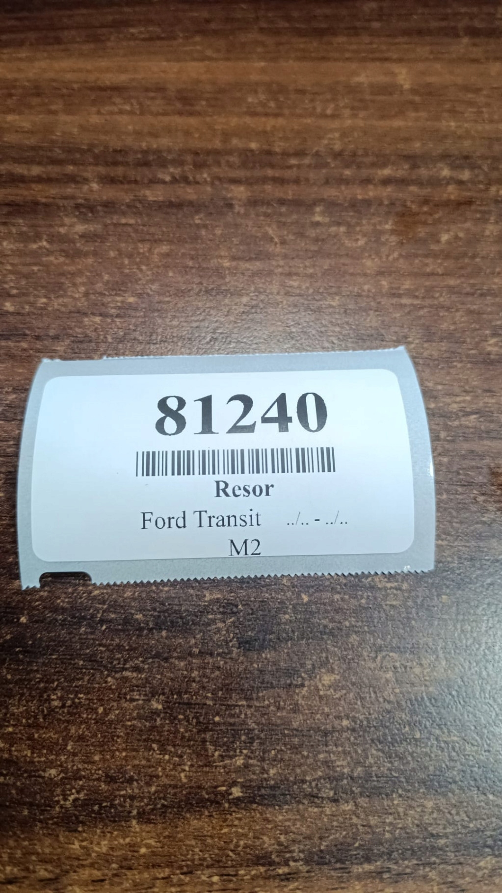 FORD TRANSIT 2.5 RESOR links heck