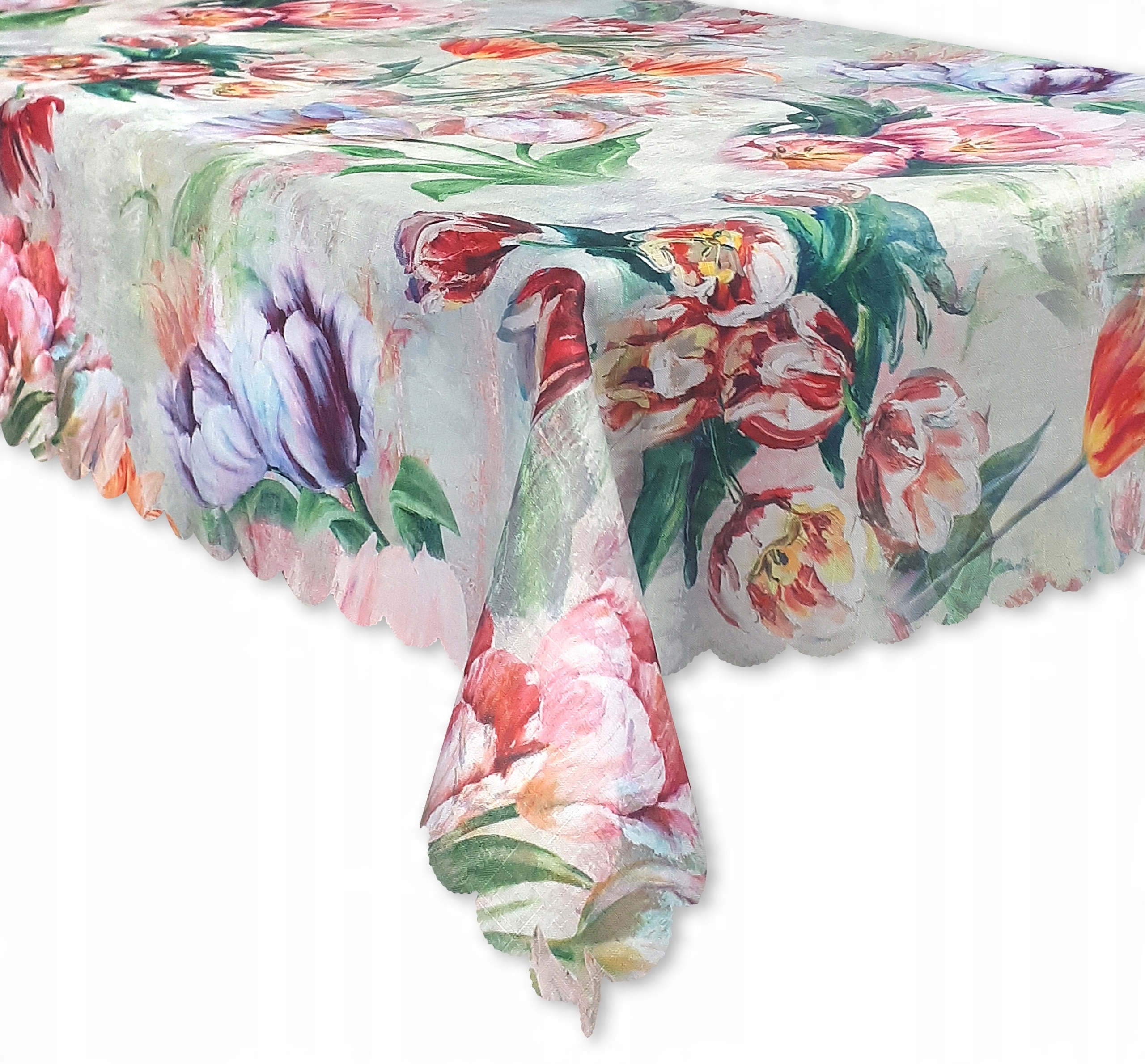 

Obrus Plamoodporny Tulipany 120x250 liście kwiaty