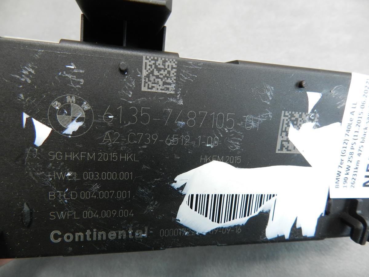 BMW 7 G12 Module du capot 7487105