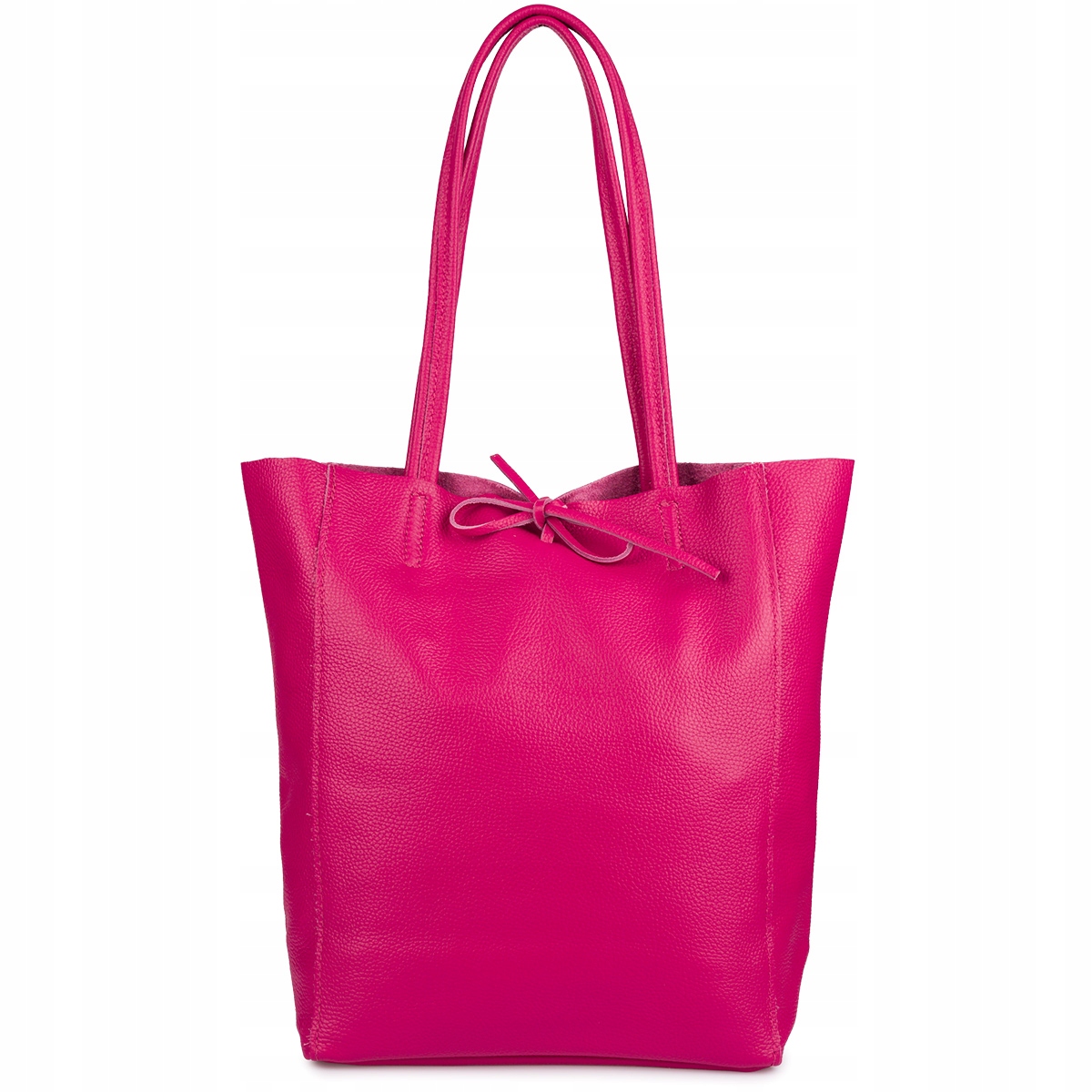 Kožená dámská taška shopperka prostorná A4 přírodní kůže přes rameno