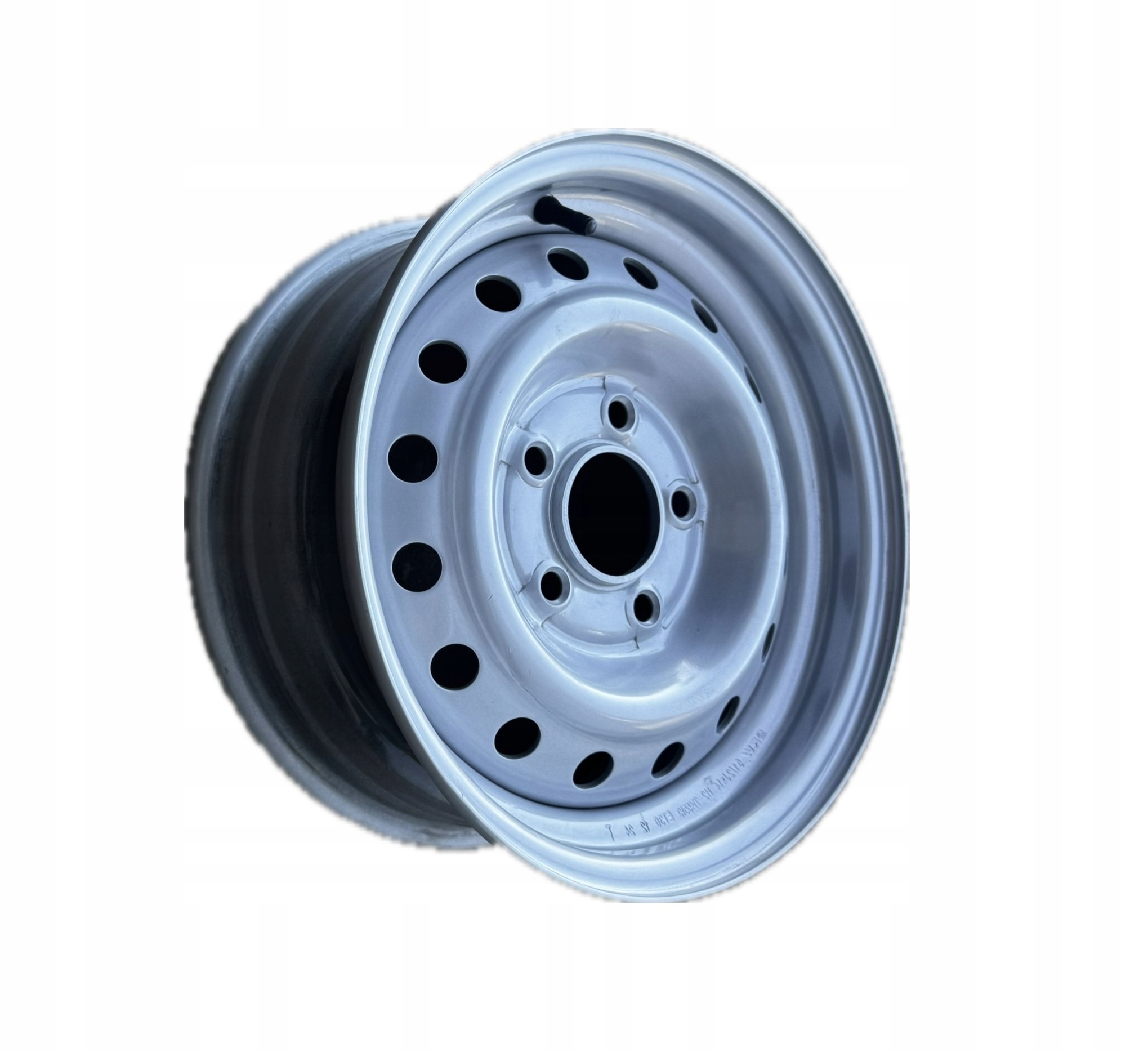 Ocelový Srw stříbrný ráfek 5,5J 5x112 14" ET30 Přívěsy Lawety 66,5mm Nový