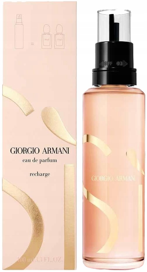Giorgio Armani Si New Design Refill Wkład Edp 100ML Oryginał
