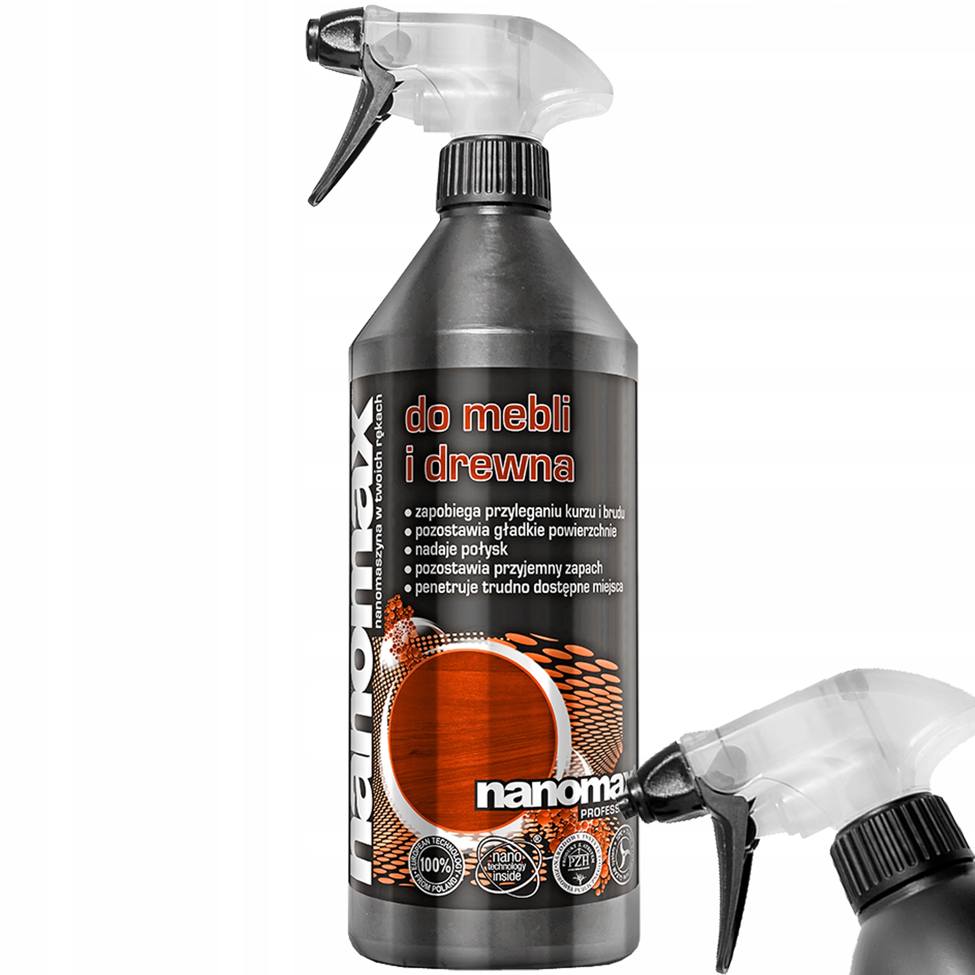 

Nanomax do czyszczenia mebli i drewna 1L spray