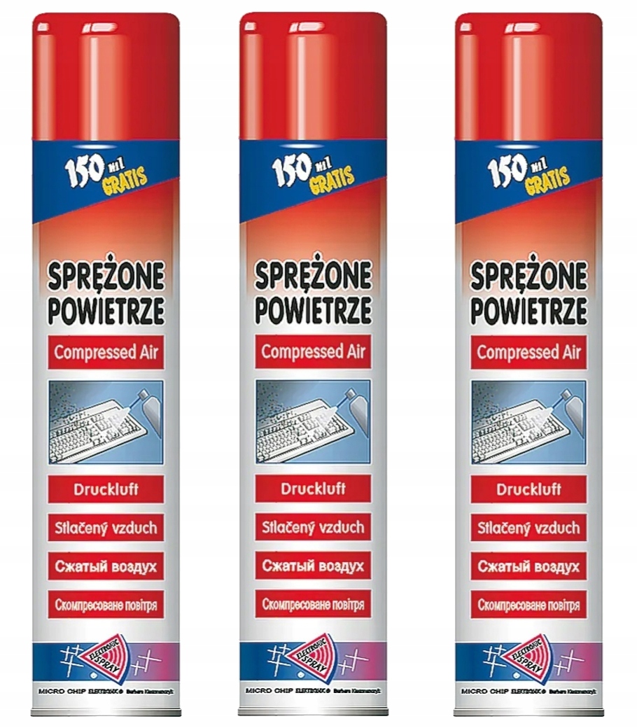 

Sprężone Powietrze Do Czyszczenia Rurka 800ml 3szt