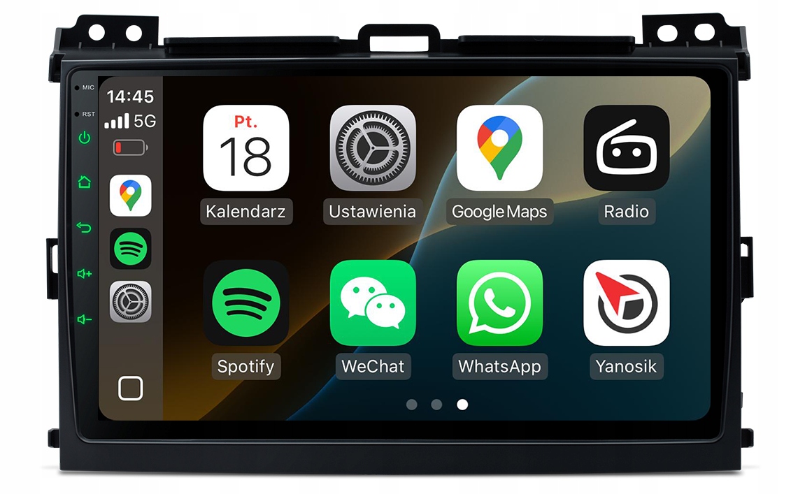 Toyota Land Cruiser Prado Radio Navigace Android Apple Carplay Duduauto