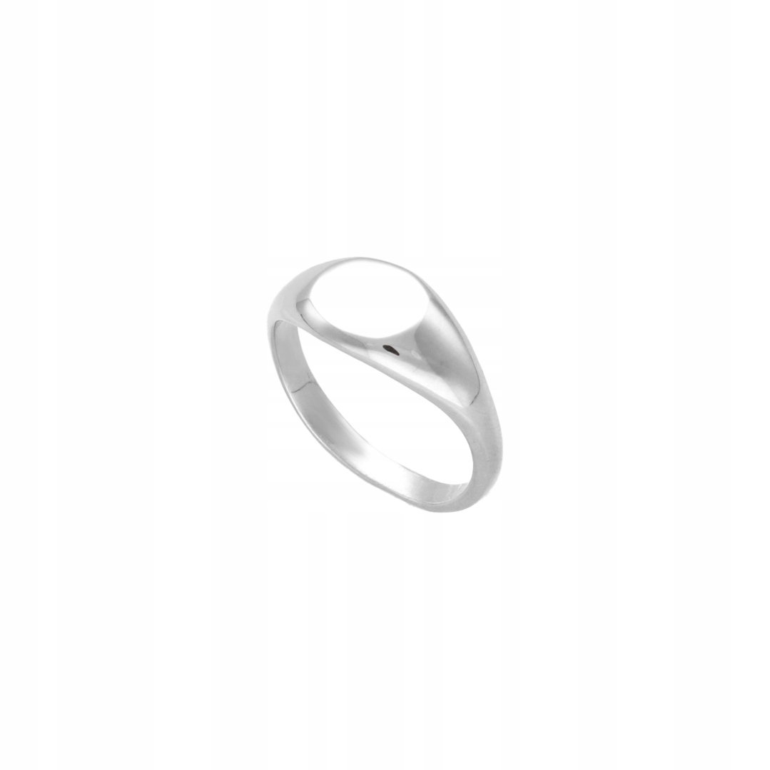 Signet hladký stříbro rhodiované vel.