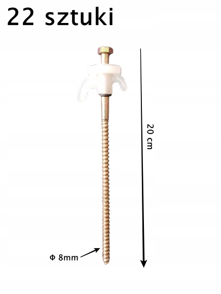 Sleď do stanu, špendlíky 22 kusů