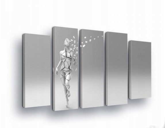 Obraz 150x100 Transformácia rozpad pohyb budúcnosť technológia človek