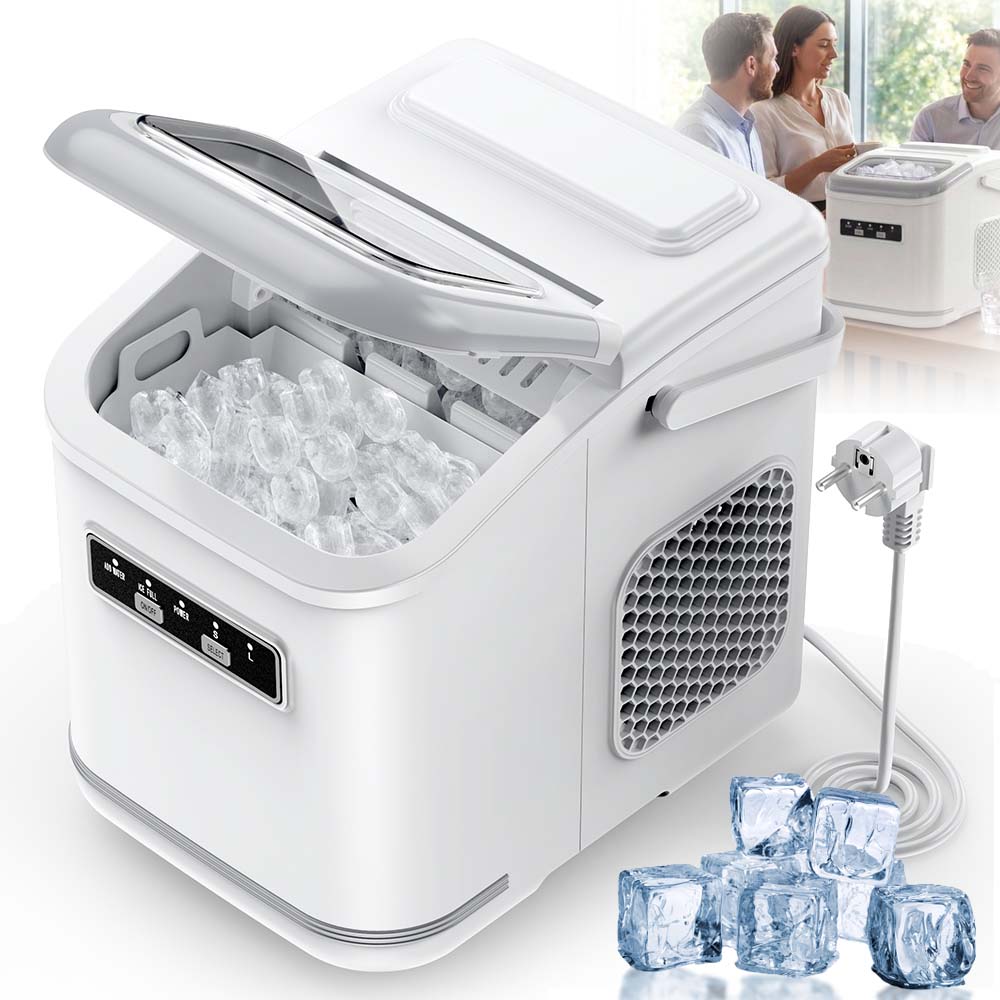Domácí Výrobník Ledu Expresní Stroj Na Led 12 Kg 90 W S Ovládacím Panelem