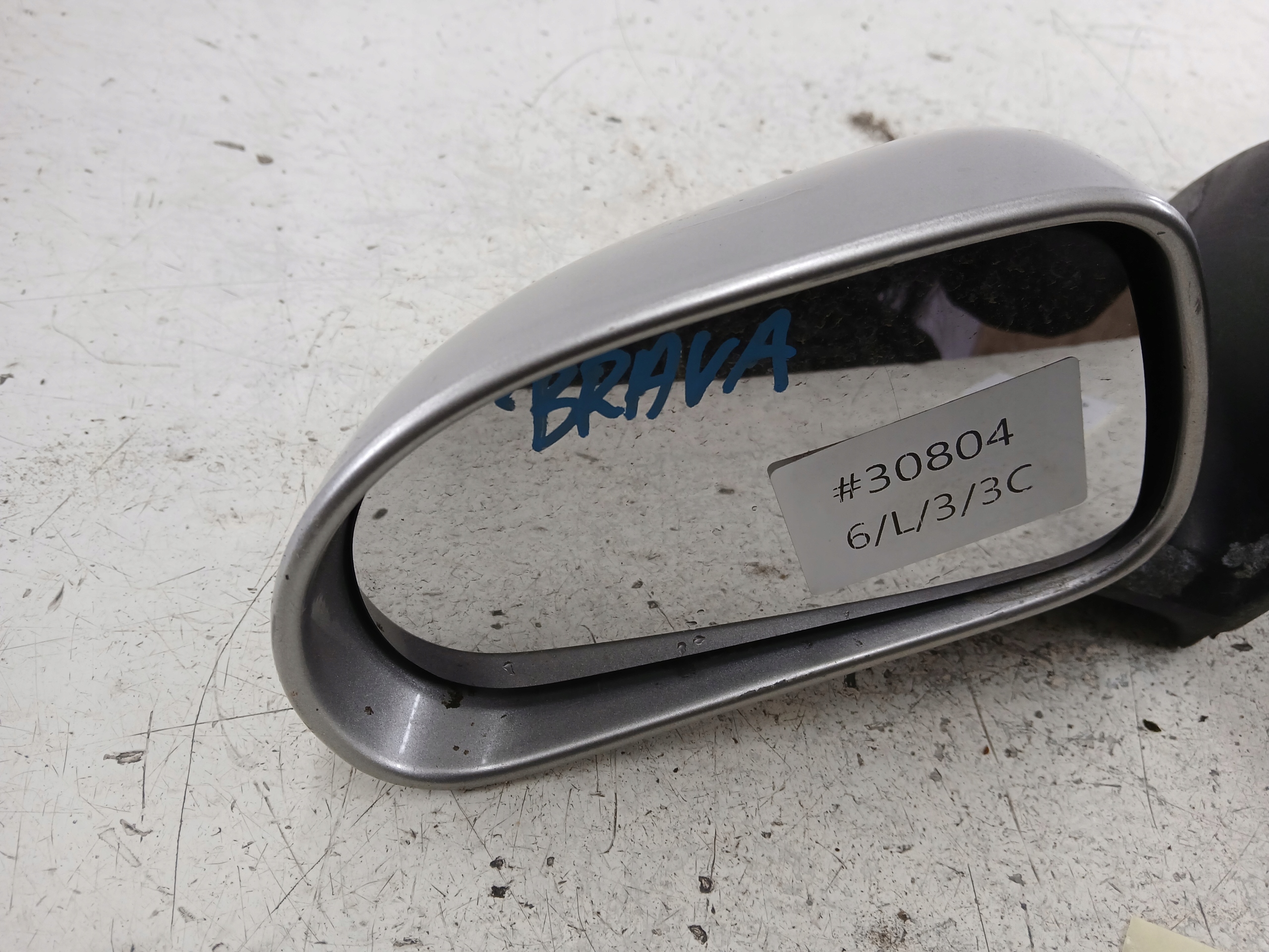 FIAT BRAVA mirror left manually silver