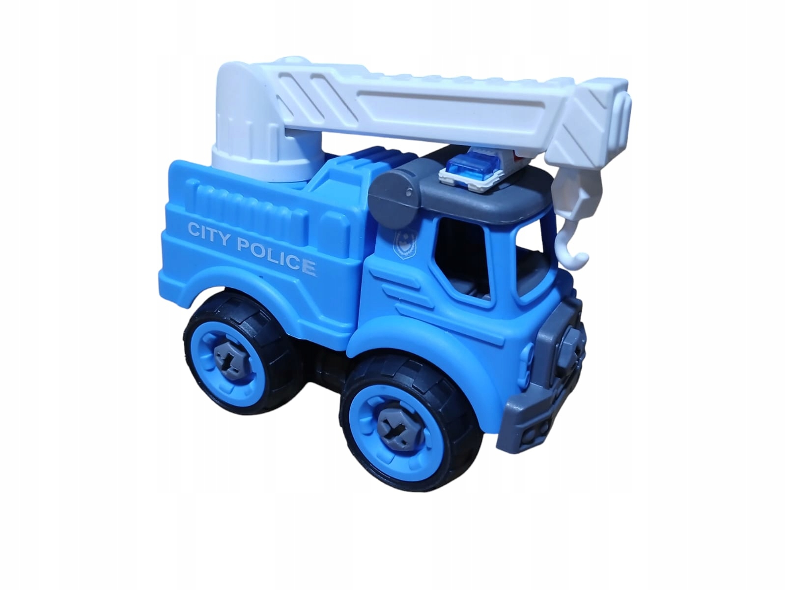 Auta Pojazdy Policja do Skręcania - zestaw 4 szt Marka Toys