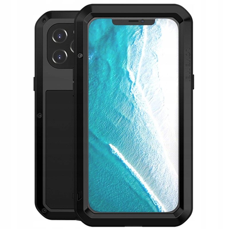 

Etui + szkło do iPhone 12 Pro Max, cover Love Mei
