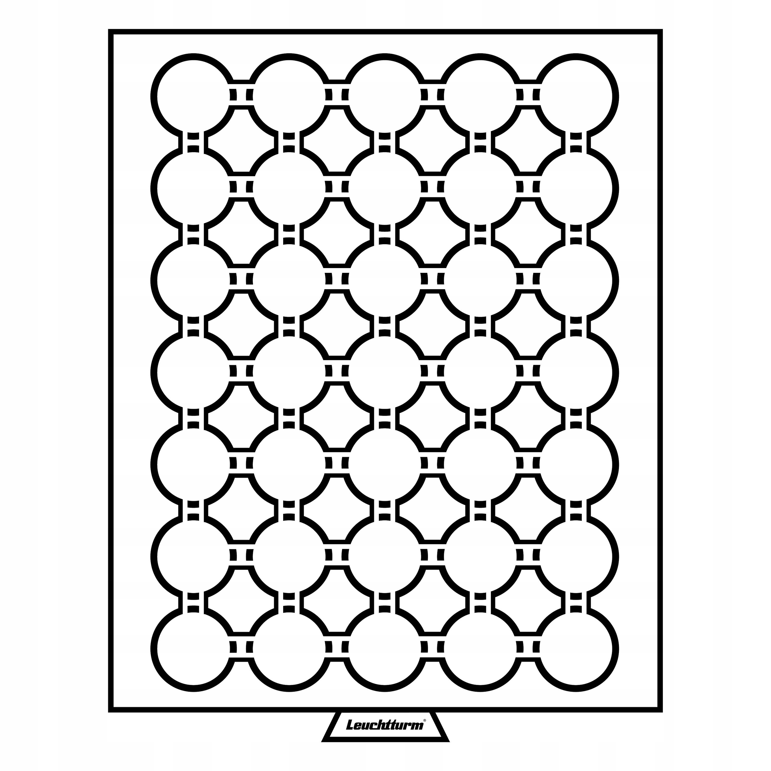 Leuchtturm Mb Paleta Na Mince 27 a 28 mm, např. 2 Pln Gn V Vípicích