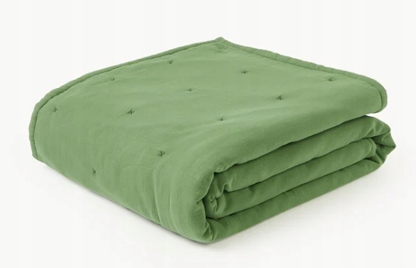 Prehoz z bavlny Lenore zelený 260 x 260 cm 100 % bavlna