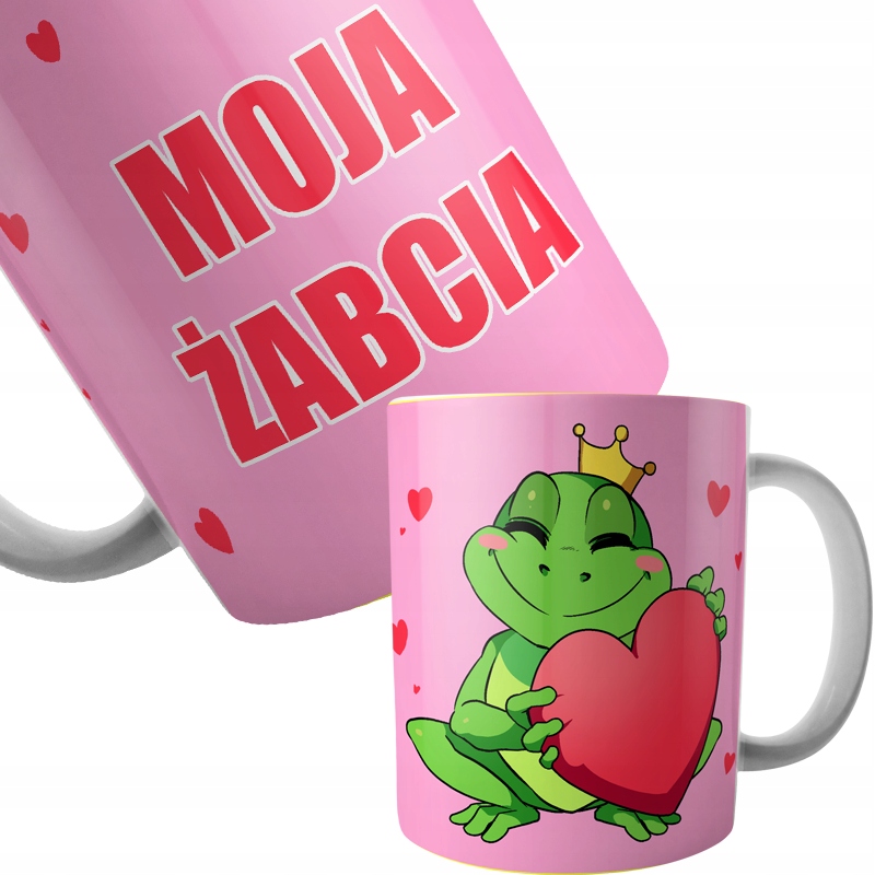 

Kubek Śmieszna żaba Moja Żabcia