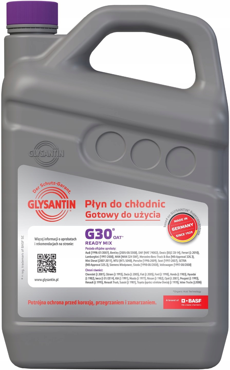 

Płyn Chłodniczy Glysantin G30 4L