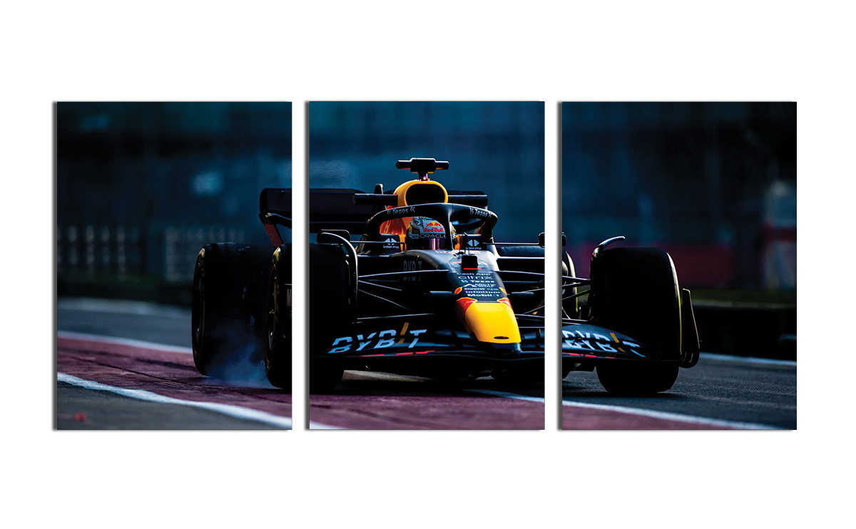 

3x Obraz Na Ścianę Tryptyk Max Verstappen F1 30x40