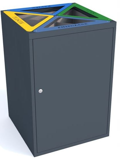 

Kosz Do Segregacji Ocynk Cube V 4x80l 4 Komory