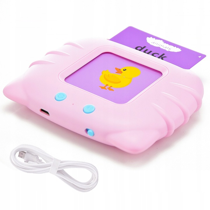 CZYTNIK KART DO NAUKI ANGIELSKIEGO 224 KARTY SŁOWA Wiek dziecka 3 lata +