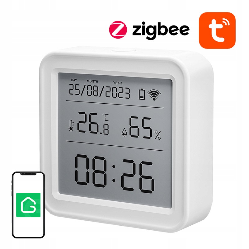 Senzor teploty a vlhkosti Gosund ST17 ZigBee s LCD displejem