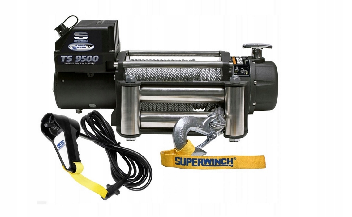 Лебедка Superwinch Tiger shark 9500lbs 12V сталь