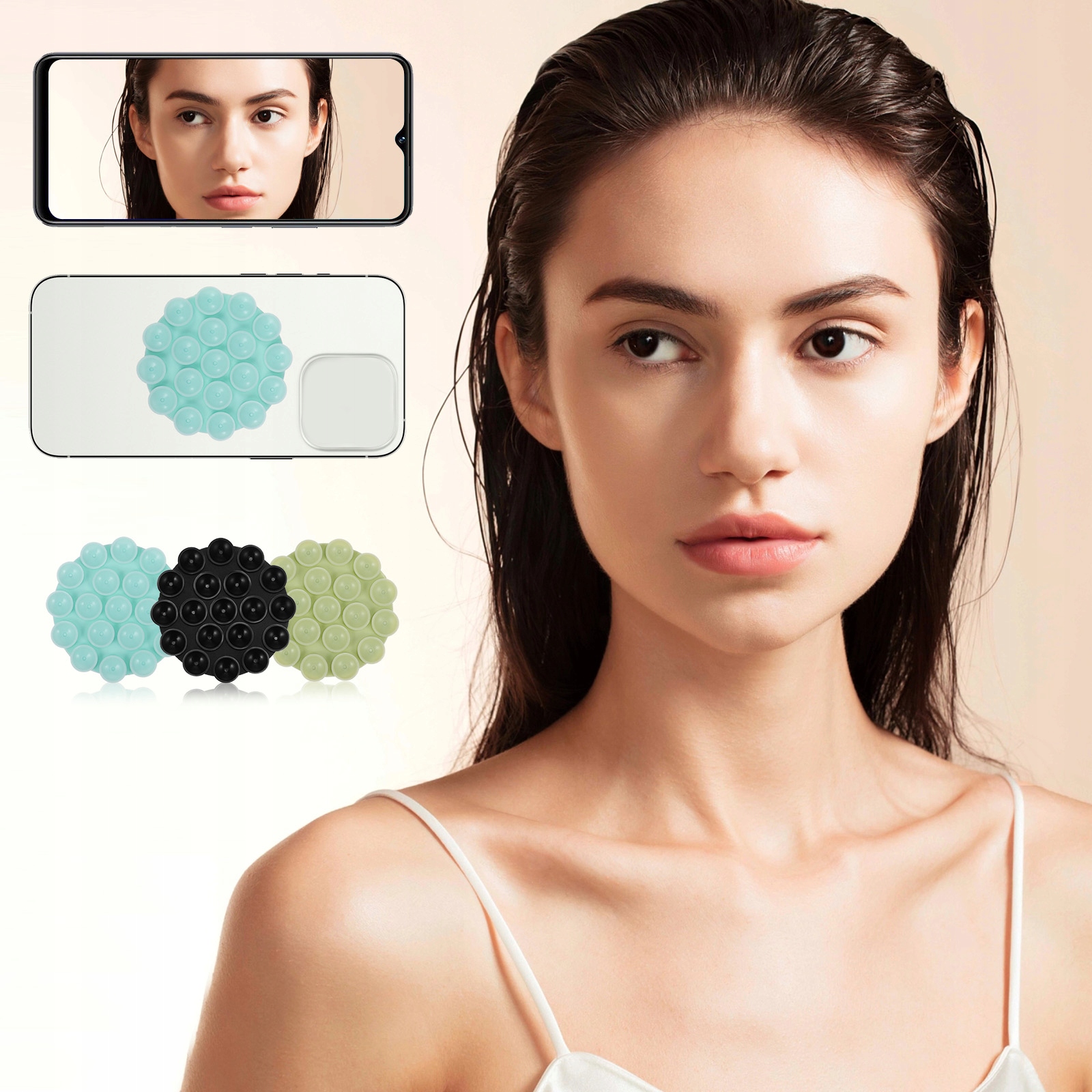 ETUI NA TELEFON STOJAK NA TELEFON KOMÓRKOWY 6 SZT Elementy zestawu czyścik