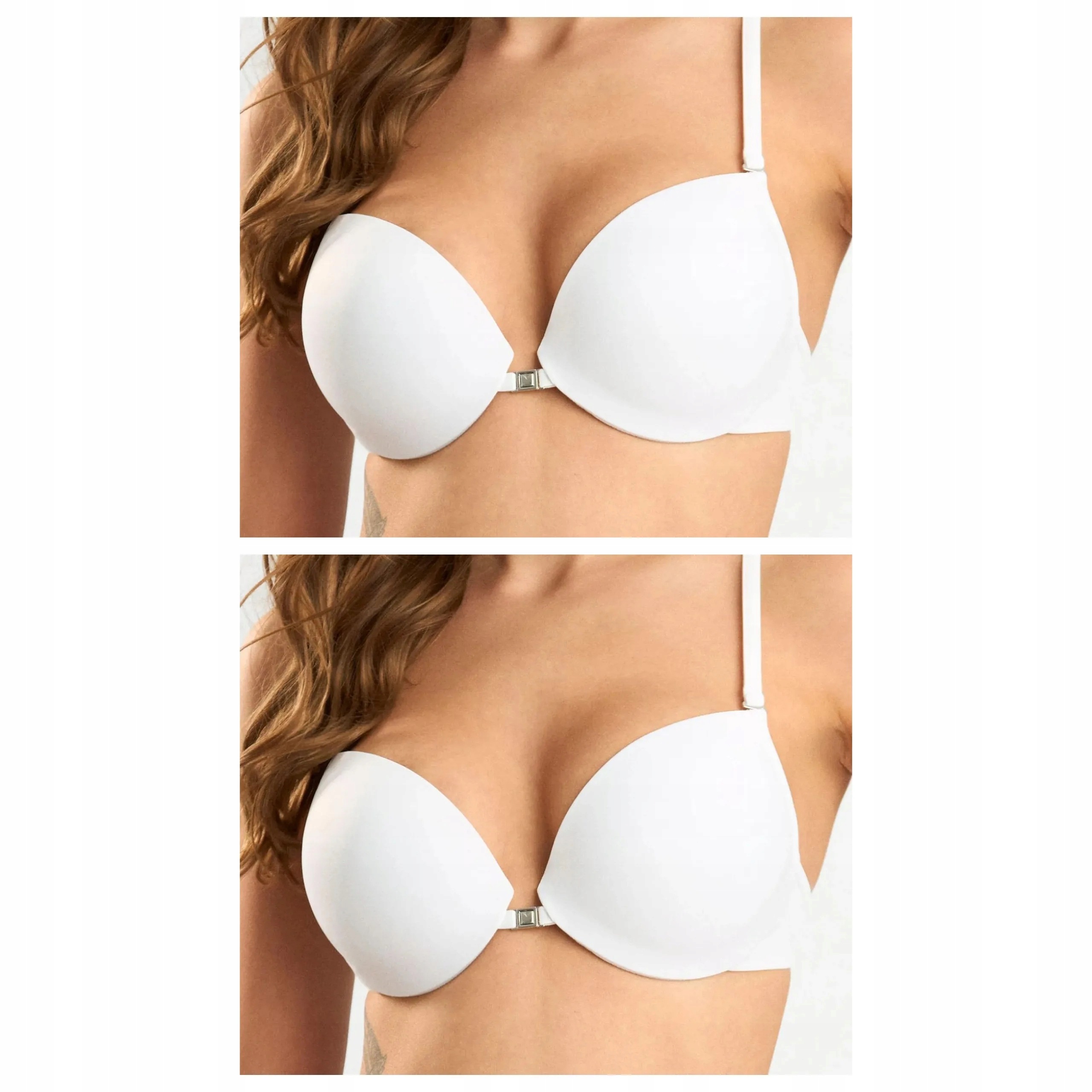 2x Push-up podprsenka na 18 způsobů Lormar Joker 021L bílá M