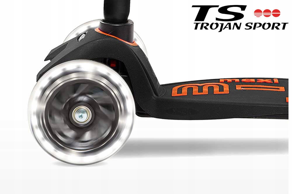 HULAJNOGA MAXI MICRO DELUXE LED BLACK MMD143 Kolor czarny