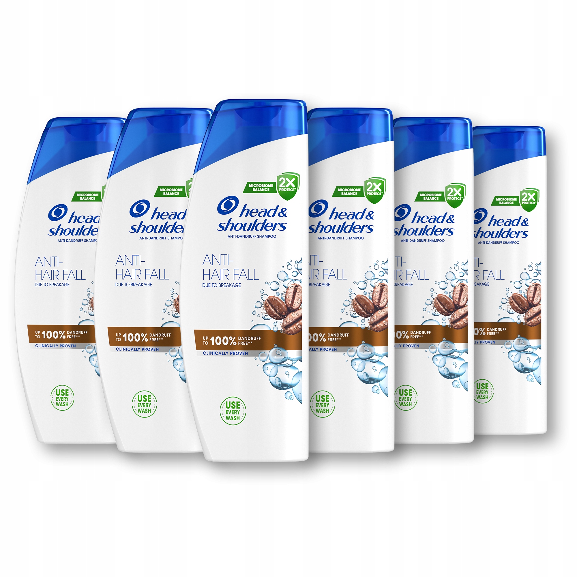 Head & Shoulders Anti Hair Fall Szampon do włosów, 6 x 400 ml