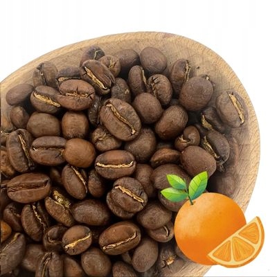 Kawa smakowa arabica Pomarańczowa ziarnista/mielona 1kg